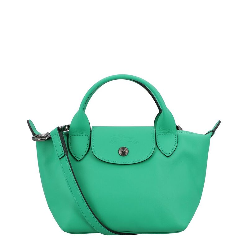 Longchamp Le Pliage Xtra Xs Leather Handbag, Green